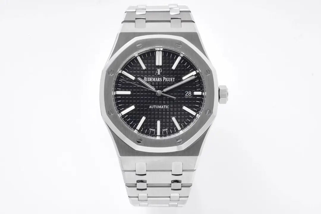 KZ Factory Audemars Piguet Royal Oak 15400 Black Automatic Super Clone Watch - Premium Replica
