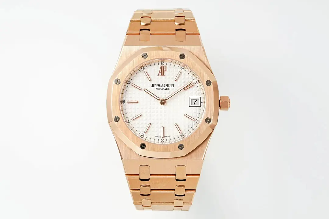 KZ Factory Audemars Piguet Royal Oak 15202 Rose Gold Super Clone Replica Watch