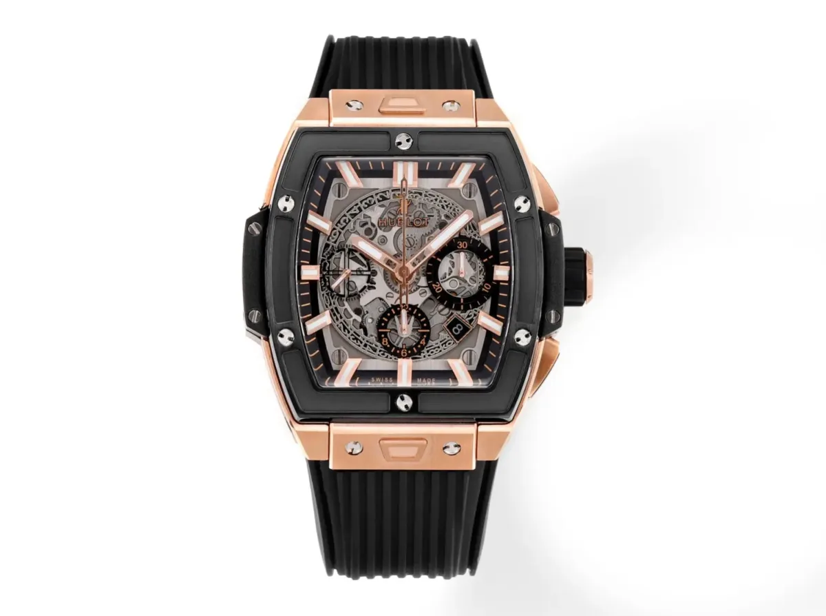 JB Factory HUBLOT Spirit of Big Bang Black &amp; Rose Gold Limited Edition Watch - Model 642.NX.0170.RX - Super Clone Masterpiece