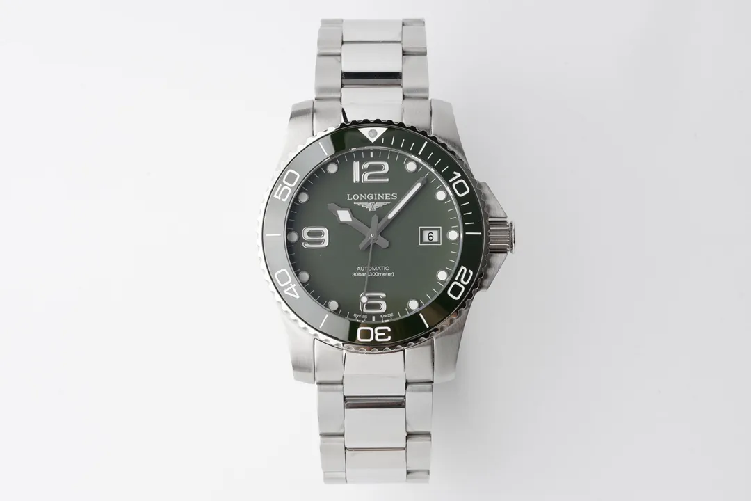 KZ Factory Longines Conquest Green Dial Steel Watch - Super Clone Watch