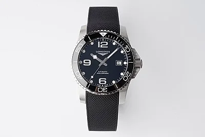 YC Factory Longines Conquest Black Dial Rubber Strap - Best Super Clone Watch