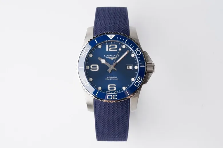 KZ Factory Longines Conquest Blue Dial Rubber Strap - Best Super Clone Watch