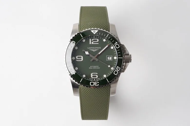 JF Factory Longines Conquest Green Diver Watch - Best Super Clone Edition