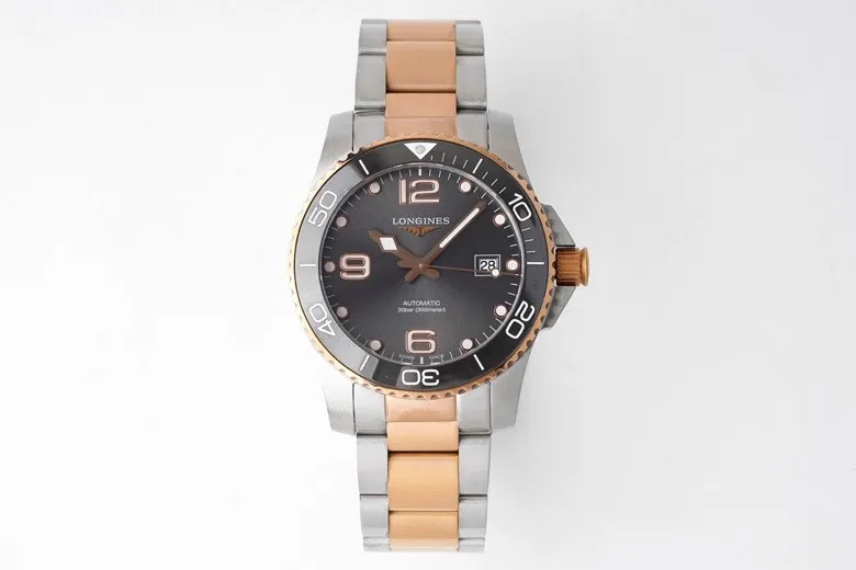 JF Factory Longines Conquest VHP Two Tone Watch Black - Best Super Clone Edition
