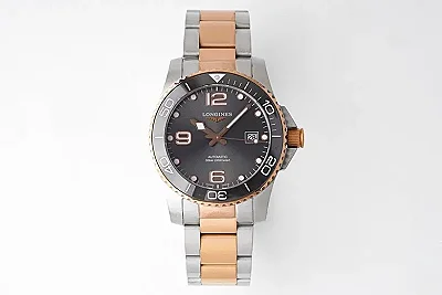 KZ Factory Longines Conquest VHP Two Tone Watch Black - Best Super Clone Edition