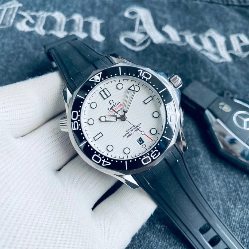 Omega Seamaster 300 Automatic 42mm Rubber Strap