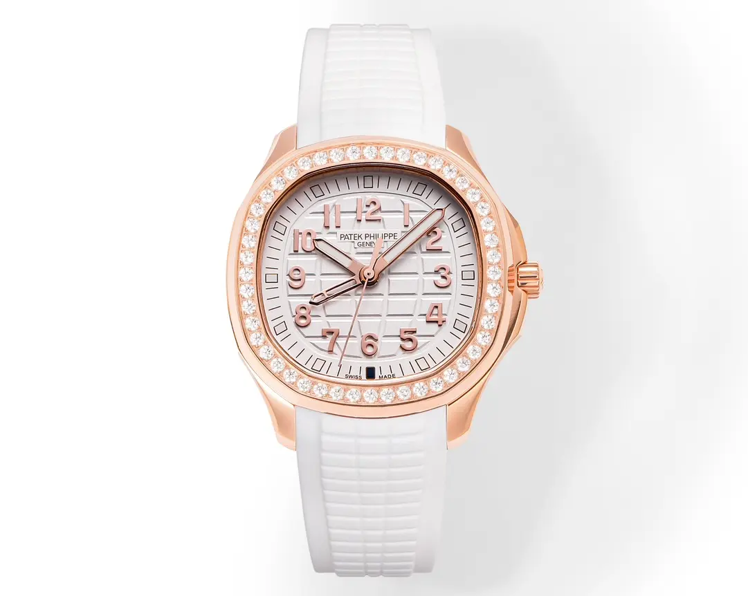 KM Factory Patek Philippe Aquanaut Luce 5268 Rose Gold White - Premium Replica Watch &amp; Super Clone Masterpiece