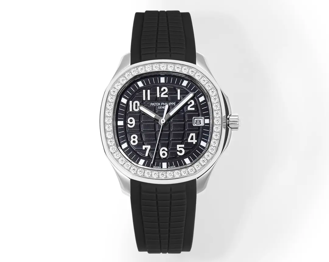 KM Factory Patek Philippe Aquanaut Luce 5268 Black Rubber Super Clone Replica Watch