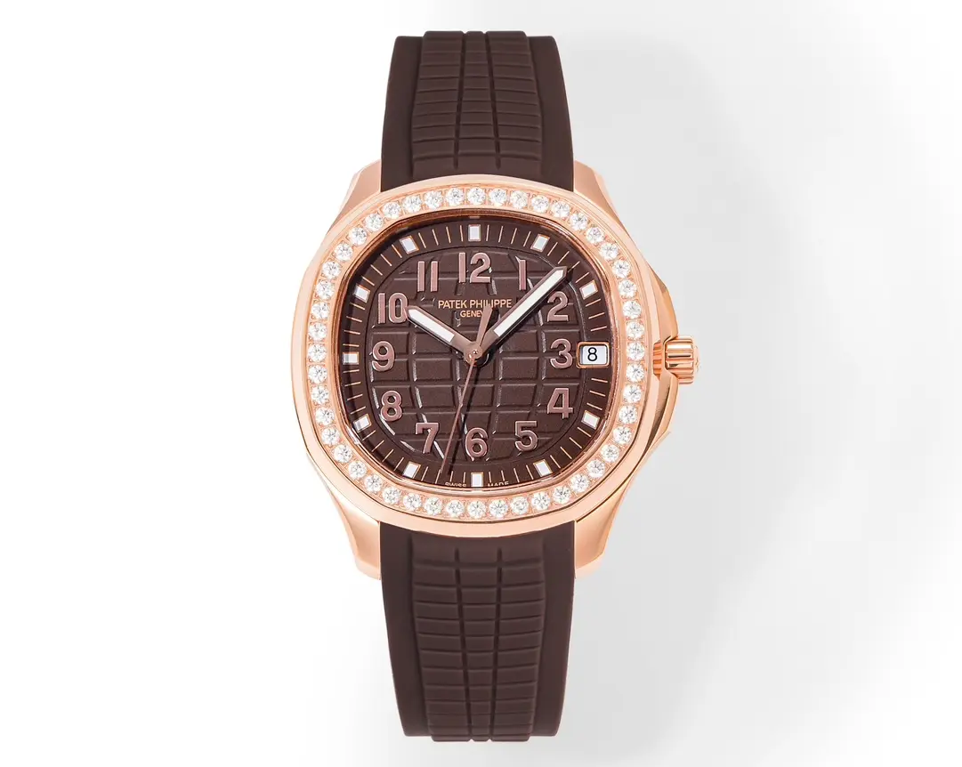 KM Factory Patek Philippe Aquanaut Luce 5268R Rose Gold Brown - Premium Replica Watch Super Clone Edition