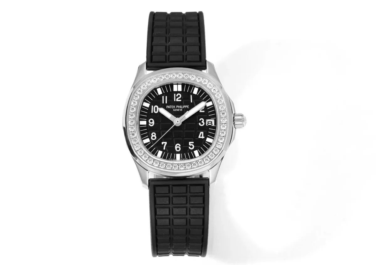 KM Factory Patek Philippe Aquanaut Mechanical Watch Black Rubber - Super Clone Replica Edition