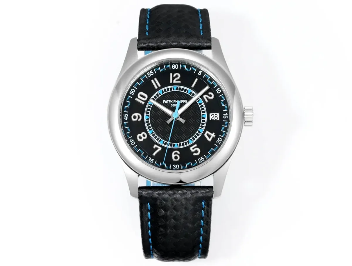 KM Factory Patek Philippe Calatrava 6007G Black Super Clone Replica Watch - Premium Replica Watches