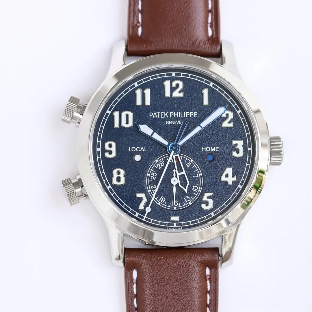 KM Factory Patek Philippe Calatrava 5524 Blue Dial Super Clone Replica Watch