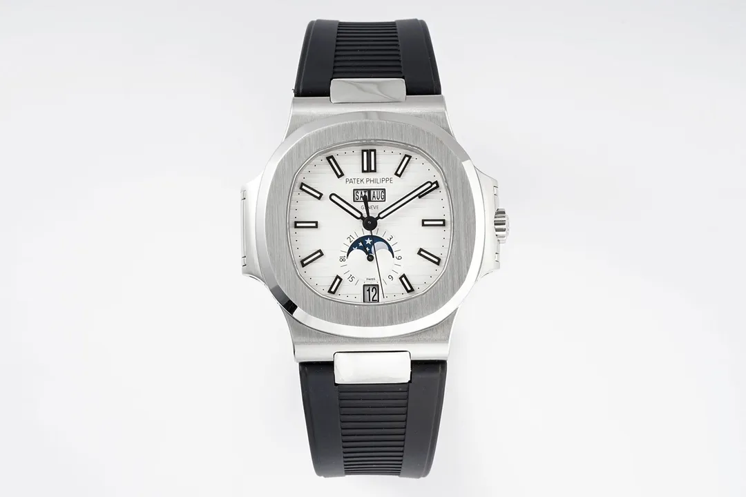 KM Factory Patek Philippe Nautilus 5726/1A Blue Rubber Super Clone Replica Watch