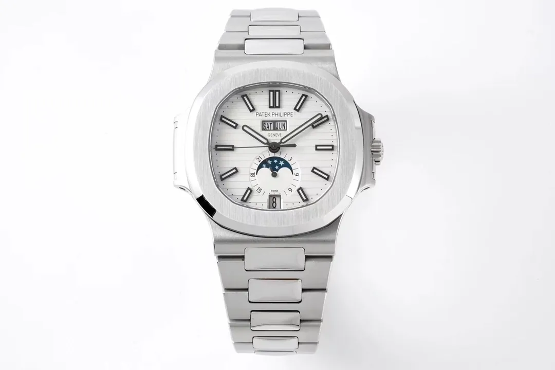 KM Factory Patek Philippe Nautilus 5726/1A Silver Super Clone Replica Watch
