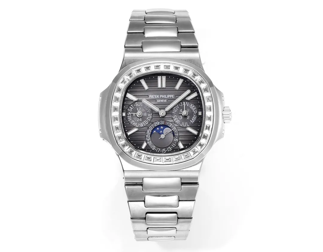 KM Factory Patek Philippe Nautilus 5740/1G Grey Dial Super Clone Replica Watch