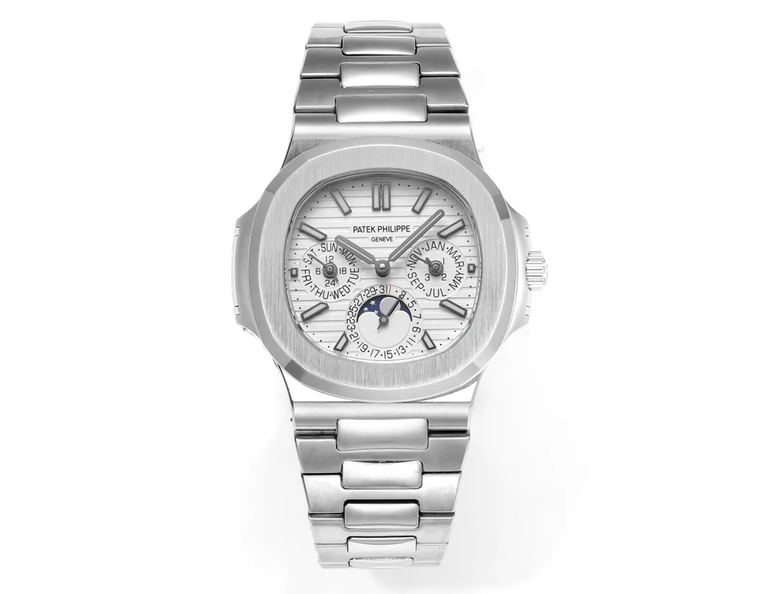 KM Factory Patek Philippe Nautilus 5740/1G Silver Super Clone Replica Watch