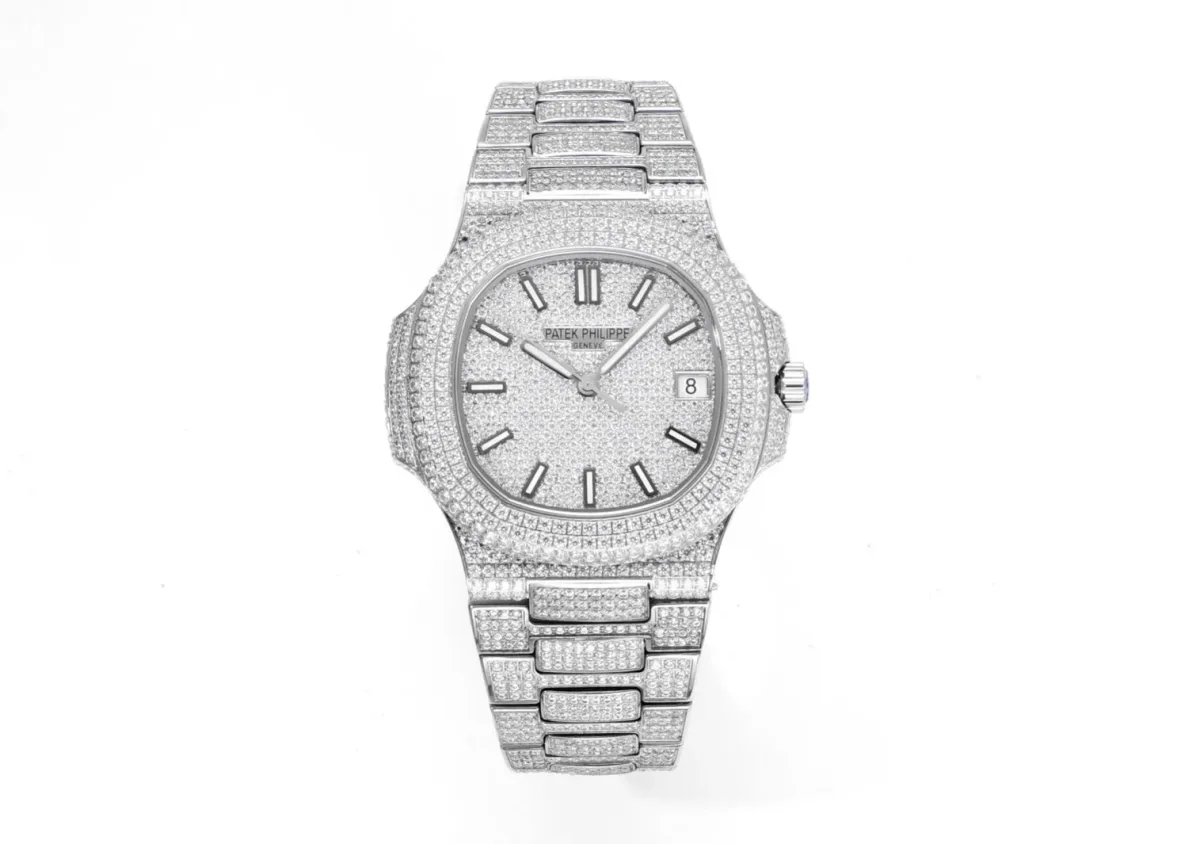 KM Factory Patek Philippe Nautilus 5719 Platinum Super Clone Replica Watch
