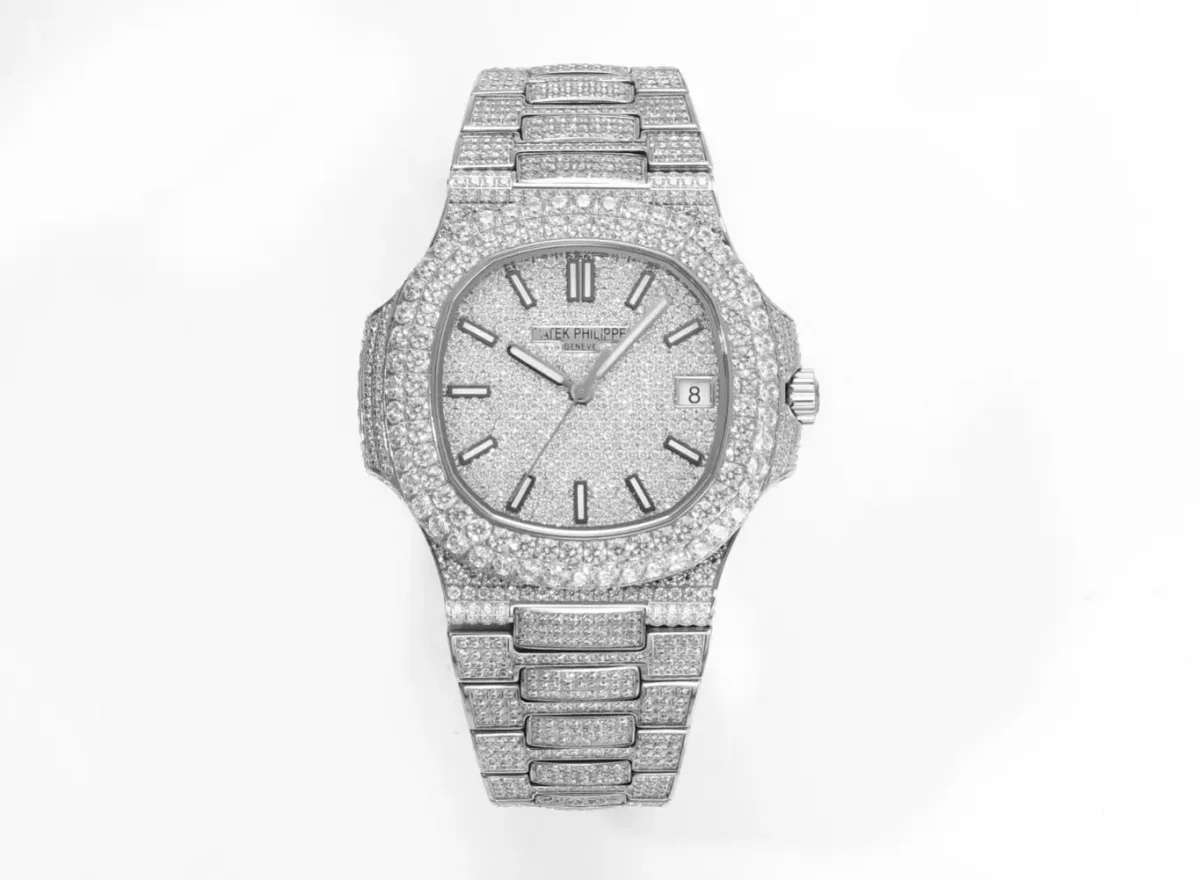 KM Factory Patek Philippe Nautilus 5719/10G White Gold Super Clone Replica Watch