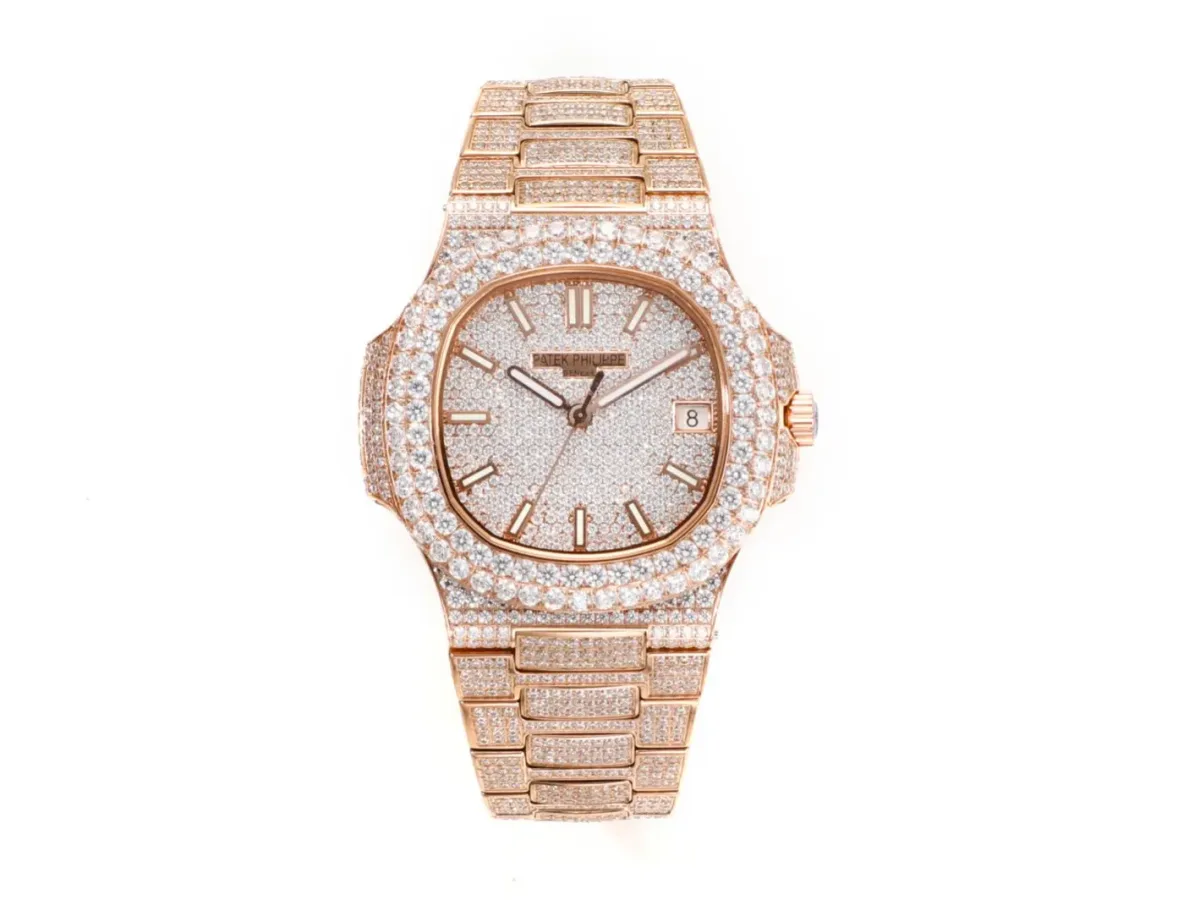 KM Factory Patek Philippe Nautilus 5719 White Gold Super Clone Replica Watch