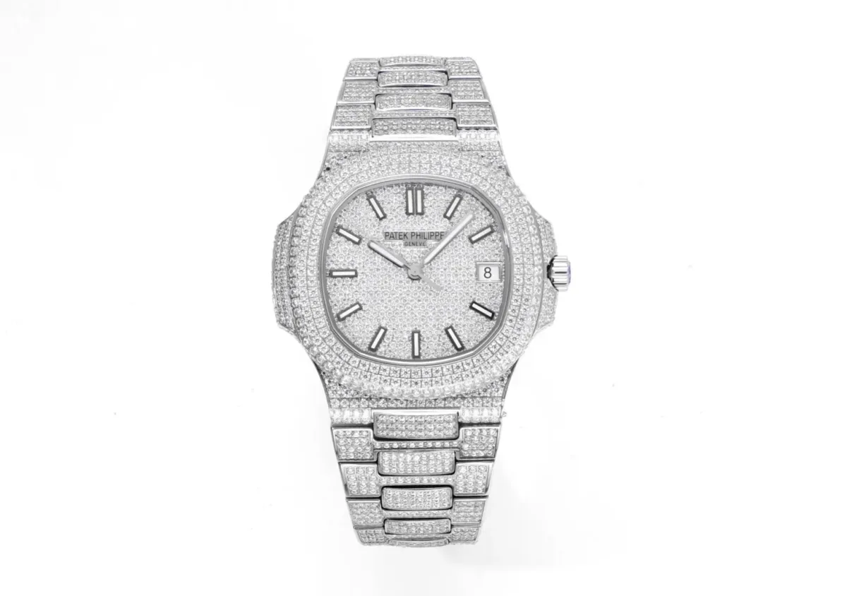 KM Factory Patek Philippe Nautilus 5719/10G White Gold Super Clone Replica Watch