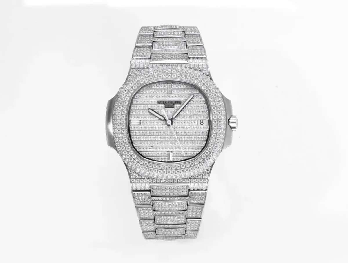 KM Factory Patek Philippe Nautilus 5719/10G Platinum Super Clone Replica Watch