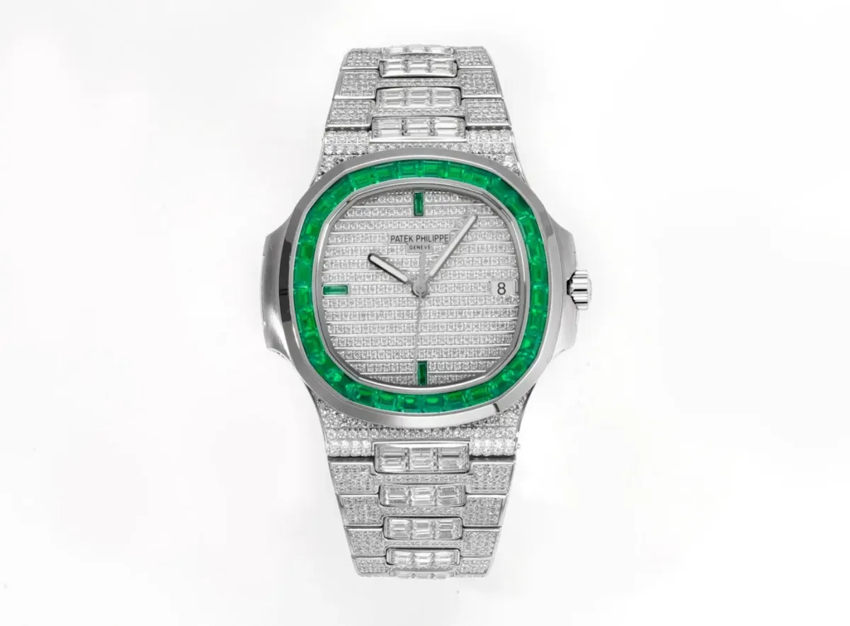 KM Factory Patek Philippe Nautilus 5719 Platinum Super Clone Replica Watch