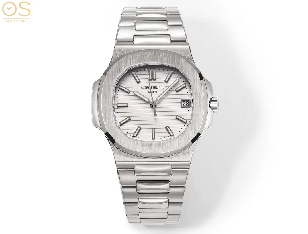 KM Factory Patek Philippe Nautilus 5711/1A Silver Super Clone Replica Watch