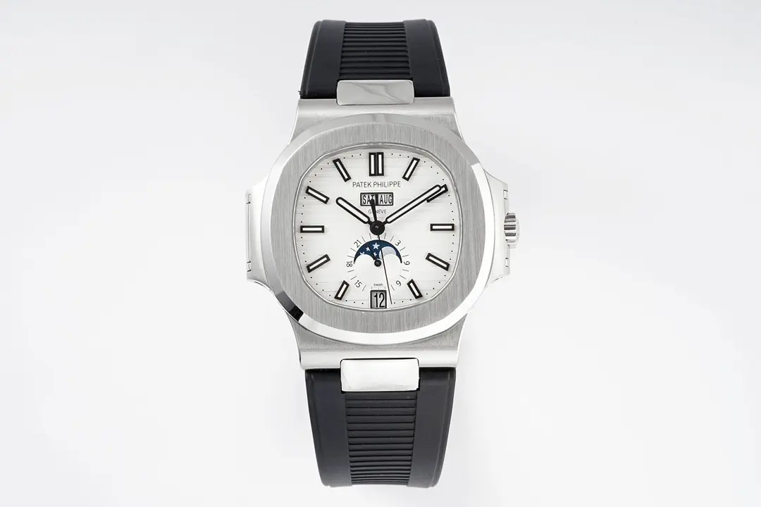 KM Factory Patek Philippe Nautilus 5726/1A Blue Rubber Super Clone Replica Watch