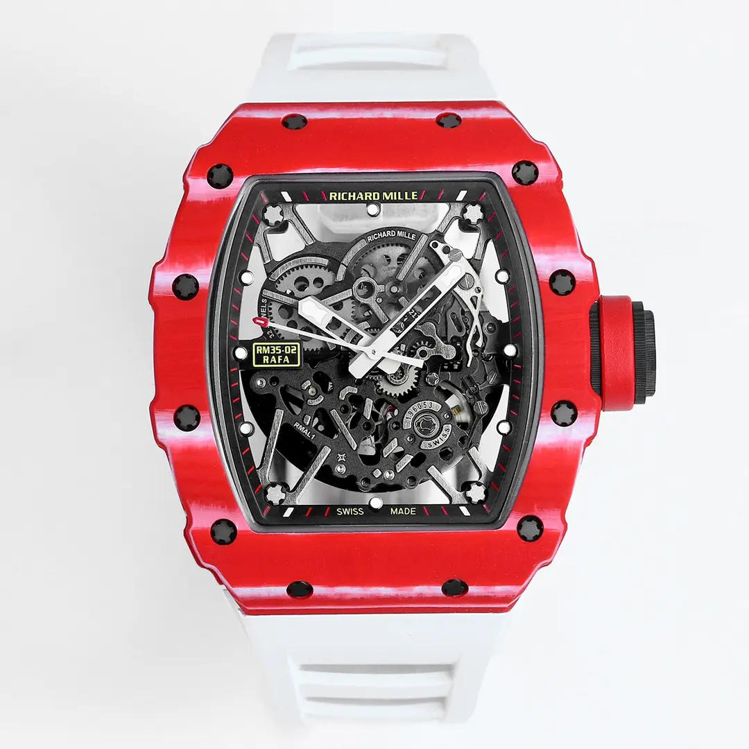 JB Factory Richard Mille RM 35-02 Red Rafael Nadal Super Clone Luxury Watch