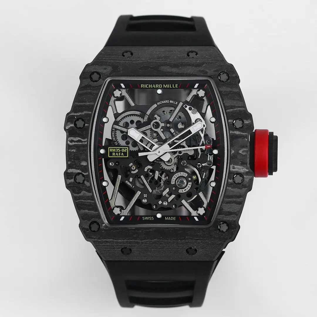 JB Factory Richard Mille RM 35-02 Rafael Nadal Black Super Clone Luxury Watch