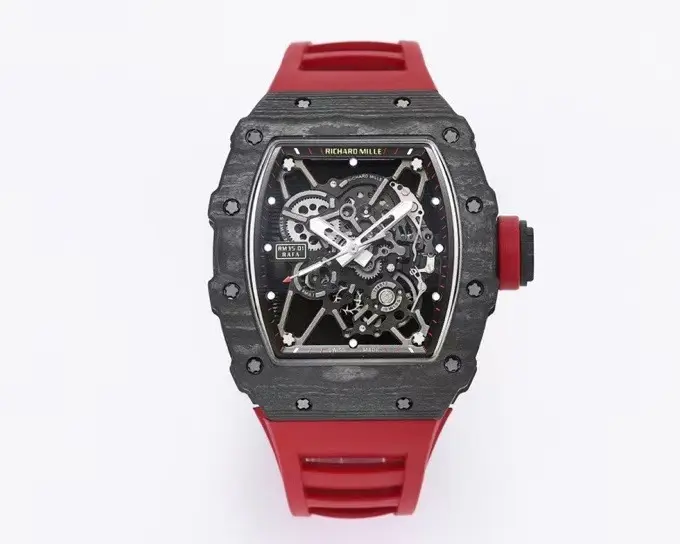 JB Factory Richard Mille RM 35-01 Rafael Nadal Red Rubber Super Clone Luxury Watch