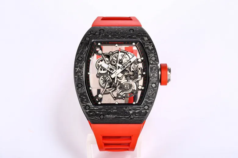 KV Factory Richard Mille RM055 NTPT Carbon Red Strap - Premium Super Clone Watch