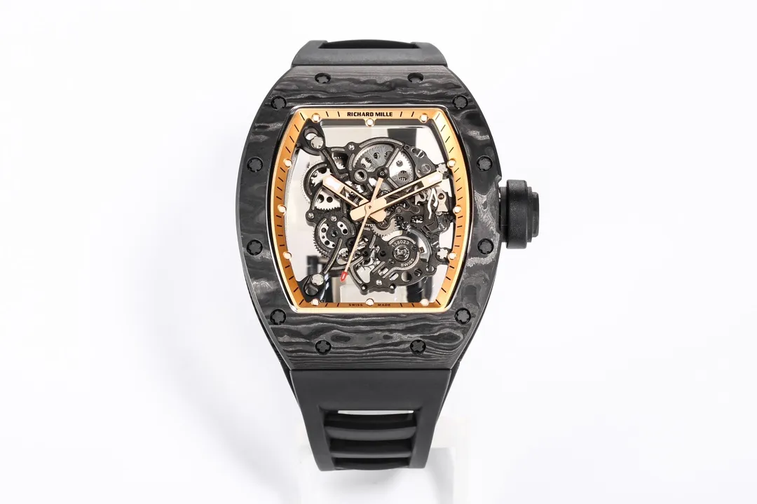 KV Factory Richard Mille RM055 NTPT Carbon Black Super Clone Luxury Watch