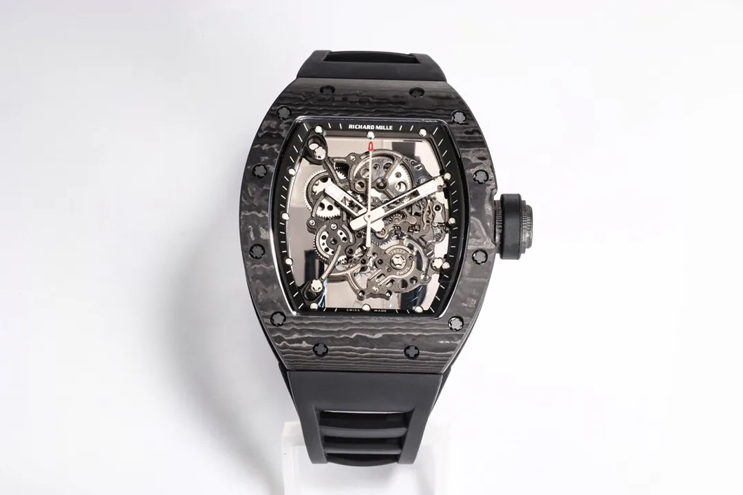 JB Factory Richard Mille RM055 NTPT Carbon Black Super Clone Luxury Watch