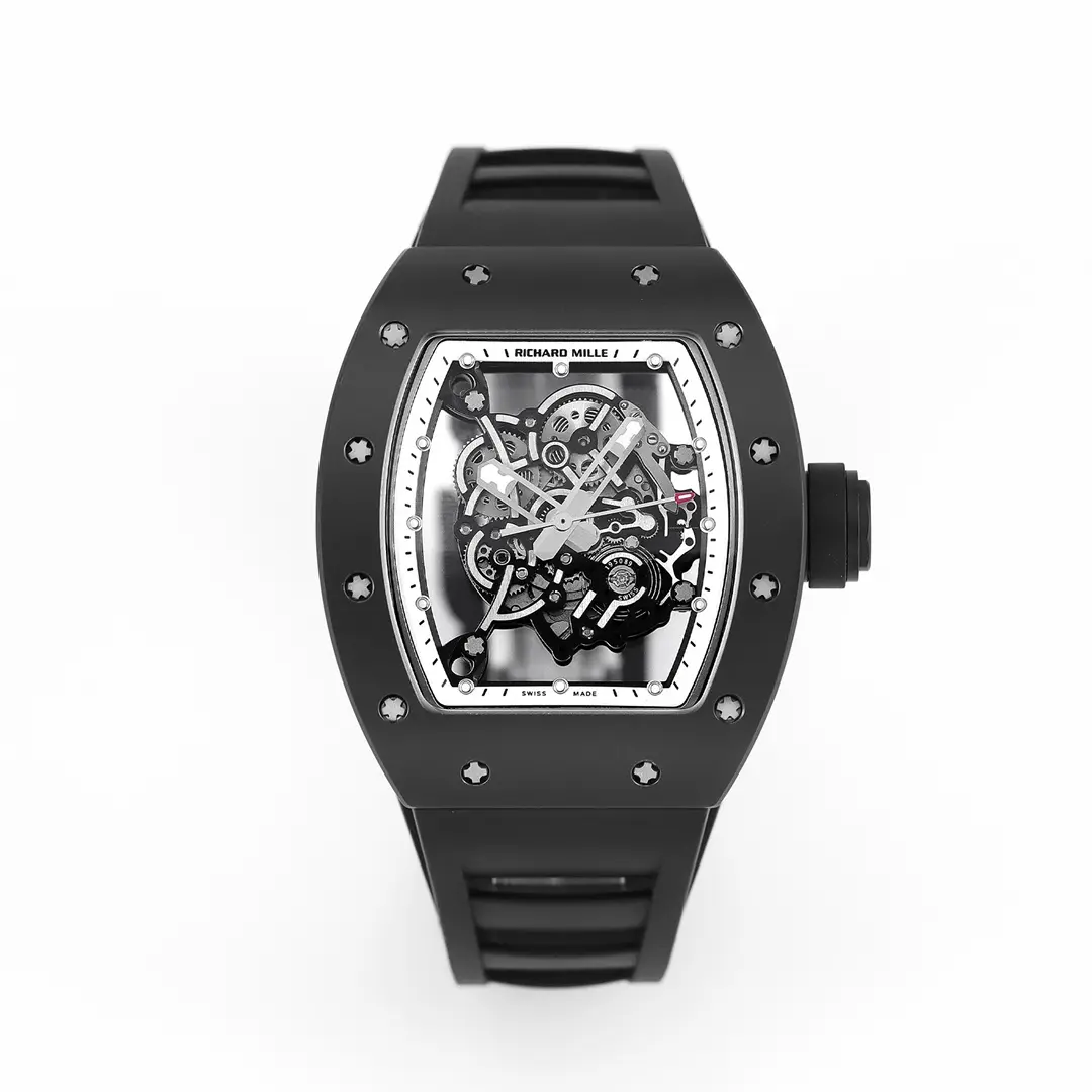 JB Factory Richard Mille Black Ceramic Super Clone Watch - Premium Replica Edition