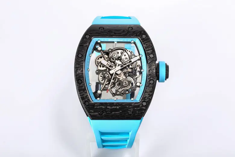 KV Factory Richard Mille RM055 NTPT Blue Rubber Strap - Premium Super Clone Watch