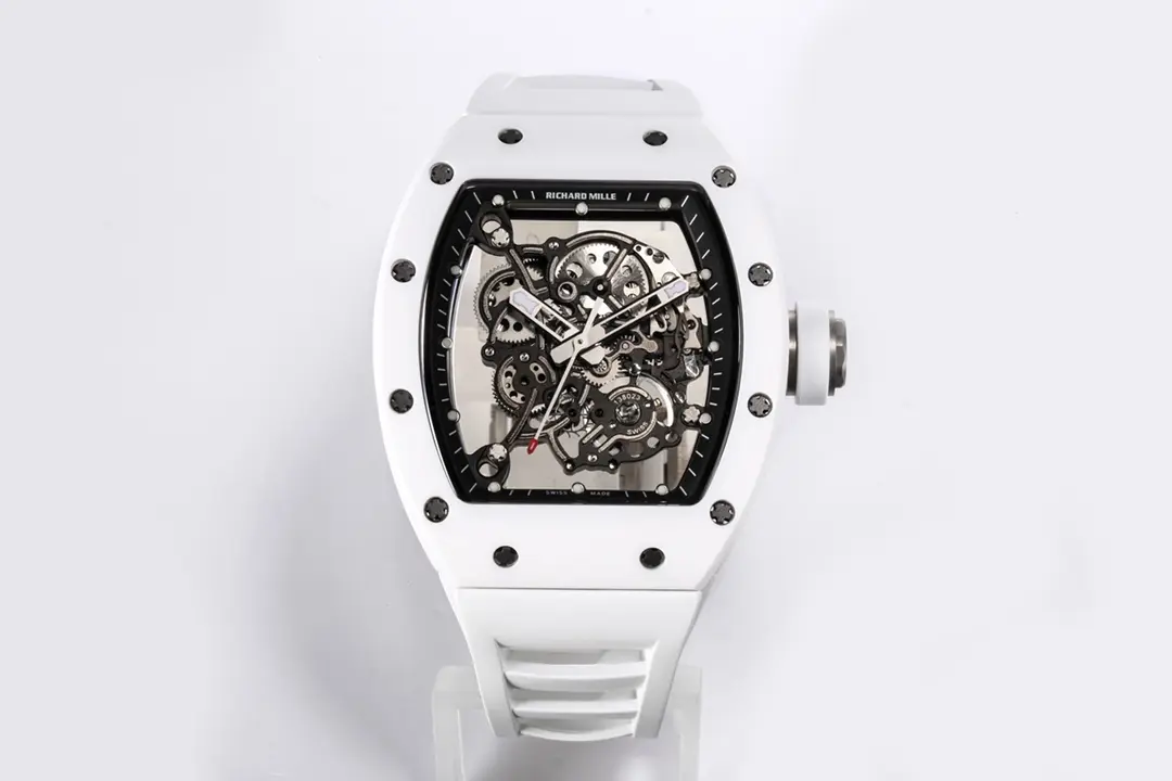 JB Factory Richard Mille RM055 White Ceramic Super Clone Watch - Premium Replica Richard Mille