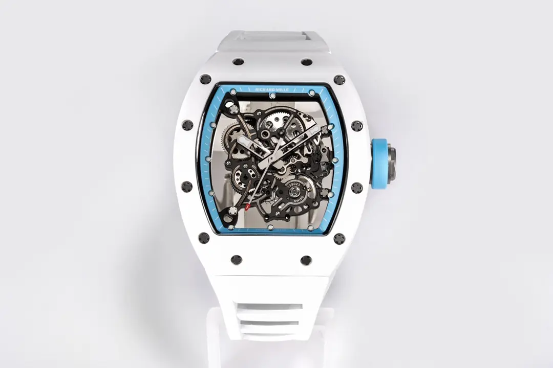 KV Factory Richard Mille RM055 White Ceramic Super Clone Watch - Premium Replica Richard Mille