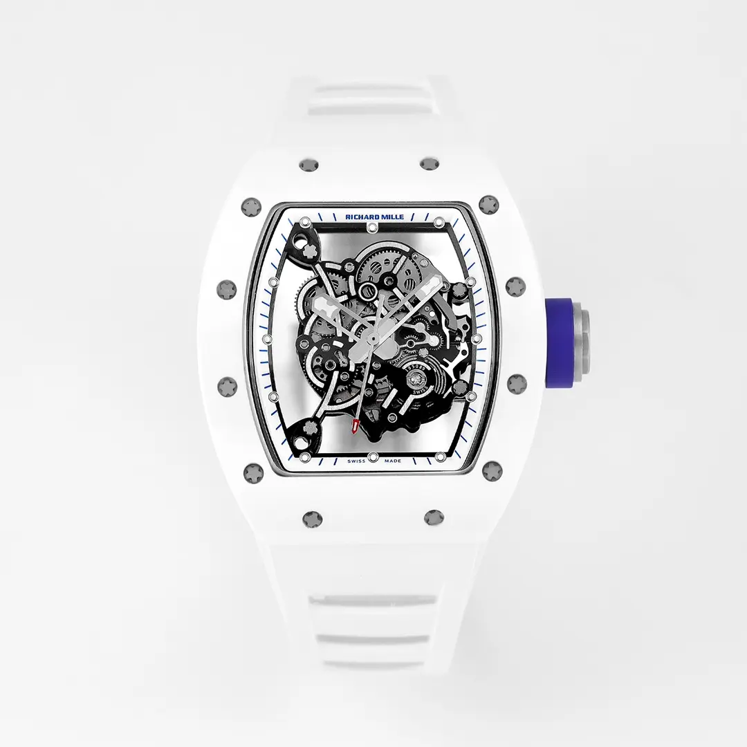 KV Factory Richard Mille White Ceramic Super Clone Watch - Premium Replica Richard Mille Watch