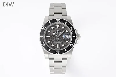 Rolex Submariner PARAKEET - Custom Black Carbon Fiber Dial, Premium Stainless Steel Timepiece