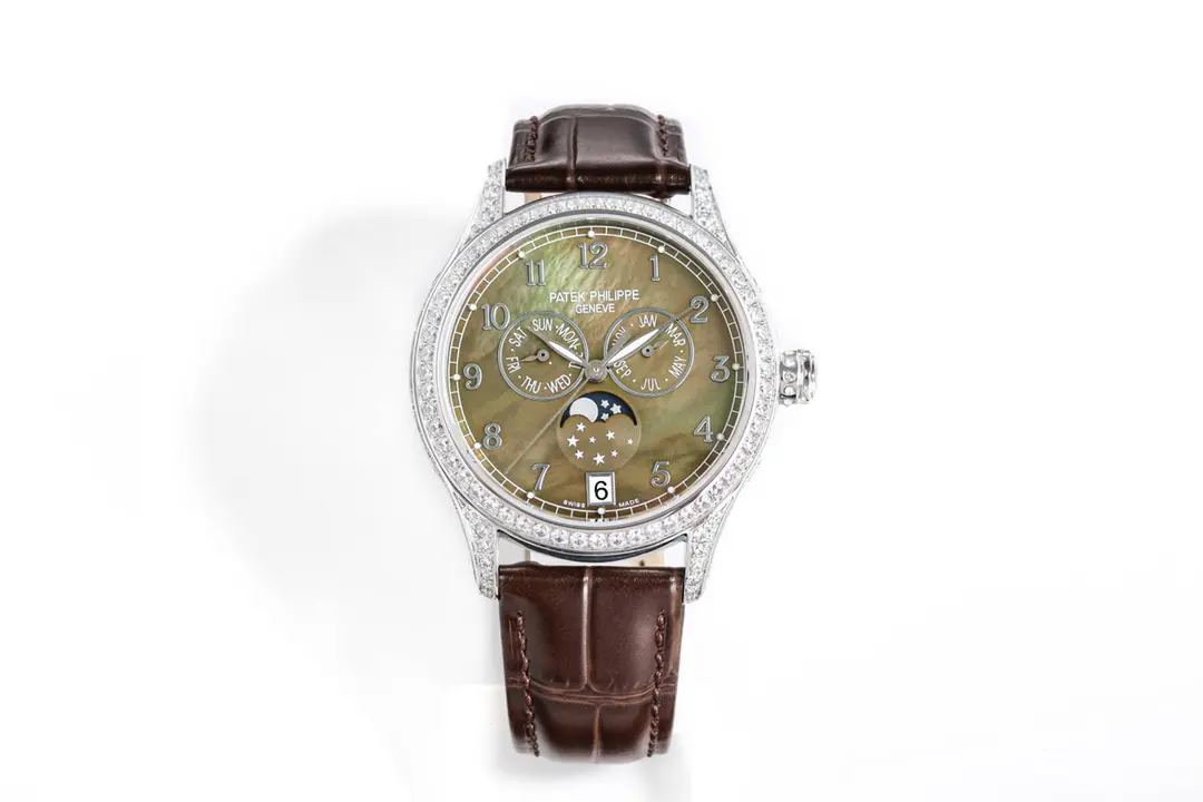 KM Factory Patek Philippe Complications 4947R Brown Leather Super Clone Replica Watch - Premium Super Clone Watches