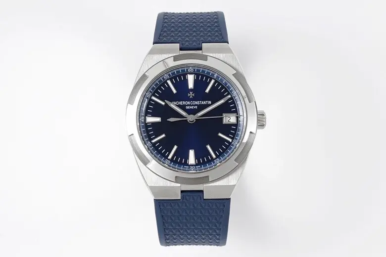 MKS Factory Vacheron Constantin Overseas 4500V Series - Blue Dial, Rubber Strap, Luxury Steel Super Clone Watch