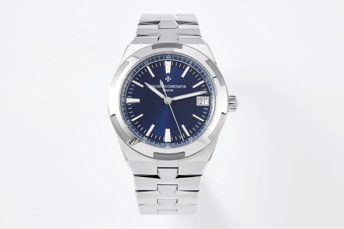 MKS Factory Vacheron Constantin Overseas 4500V Series - Blue Dial, Stainless Steel Super Clone Watch, Best Replica, 41mm